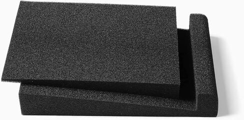 Edifier R1280DBs Active Bluetooth Bookshelf Speakers with SS5 Monitor Isolation Pads Bundle, Studio Speaker Set with Optical Input & High-Density Acoustic Foam Stands, Black in Kuwait