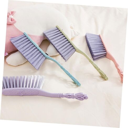 Yardwe 6pcs Thickened Bed Cleaning Brushes with Hollow Handle, Soft Dusting and Sofa Cleaning Tools for Household Use, Multi-Color Pack (Blue, Green, Pink) in Kuwait