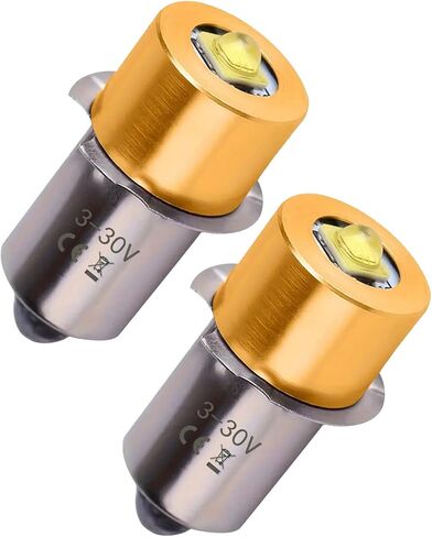 Deerma LED Maglight Bulb Replacement DC 3-30V for 3-16 C&D Cell 3W LED Flashlights, Brighter & Longer Lifespan Than Original(1 Pack) in Saudi Arabia