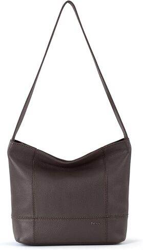 The Sak De Young Hobo Bag In Leather, Single Shoulder Strap, Scarlet in Kuwait