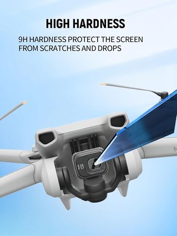 Lens Screen Protector for DJI Mini 3 Drone, 9H Tempered Glass Film Anti-Scratch Anti-Fingerprint HD Clear, 3-Pack in Saudi Arabia