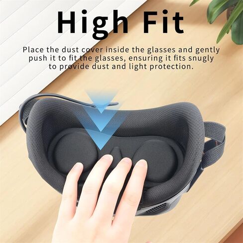 Lens Protector Lens Cover Pad for DJI Goggles N3/Quest 2 3 3S/PICO 3 4 4Pro/Vision Pro Sponge Foam Padding VR Accessories in Kuwait