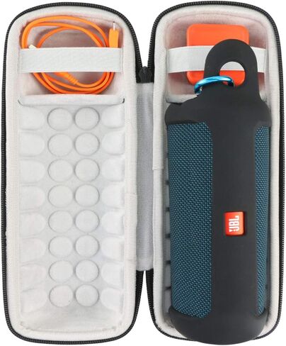 حافظة سفر صلبة من khanka + حافظة من السيليكون بديلة لمكبر صوت بلوتوث محمول JBL FLIP5 Flip 5 مقاوم للماء in Kuwait