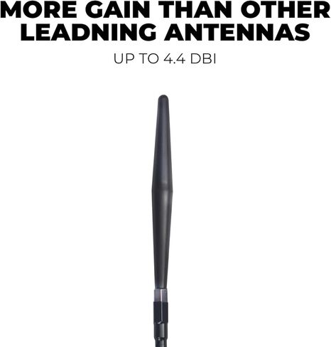 هوائي شاحنة Bolton Blade XL 5G OTR - مكاسب عالية 4.4 ديسيبل لإشارة أقوى | النطاق العريض 600–3750 ميجا هرتز | 43.5 بوصة من الألياف الزجاجية | جبل المرآة | مصمم للحفارات الكبيرة ومعززات الإشارة | صنع في الولايات المتحدة الأمريكية in Kuwait