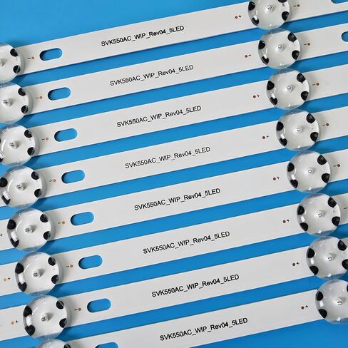 8 قطع LED الخلفية شرائط ل 55 ''TV SVK550AC1 55L711U18 55LF621U19 55LF711U20 55LF721U20 55L711C19 K550WDRA K550WDRB TF-55A810U21 in Kuwait