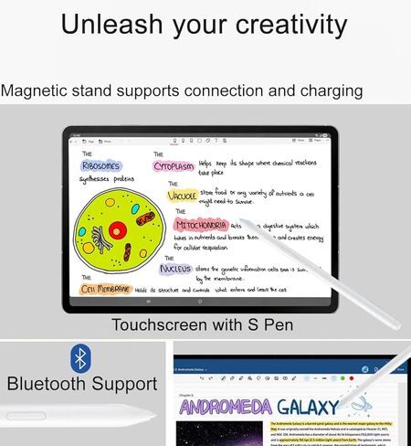 Samsung Galaxy Tab S10 FE Android Tablet (10.9" 2K+ Touchscreen, 8-Core, 8GB RAM, 384GB Storage (128GB+256GB SD Card)), S Pen, Long Battery Life, Dual Cameras, Lightweight, SM-X520, NA Version, Gray in Kuwait