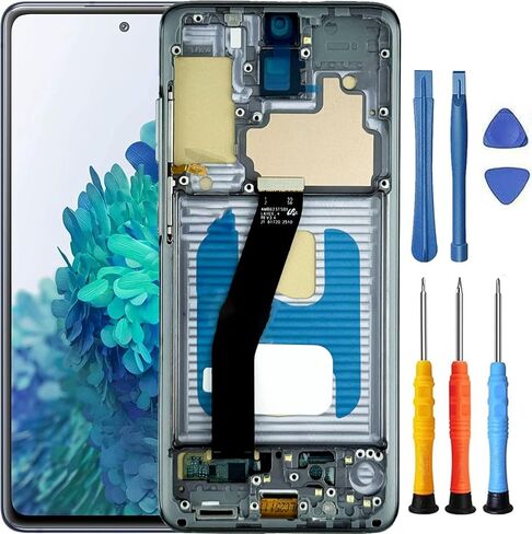 لاستبدال شاشة Samsung Galaxy S20 لمجموعة استبدال شاشة Samsung S20 SM-G981u SM-G981a SM-G981w LCD مجموعة شاشة تعمل باللمس مع أدوات in Kuwait