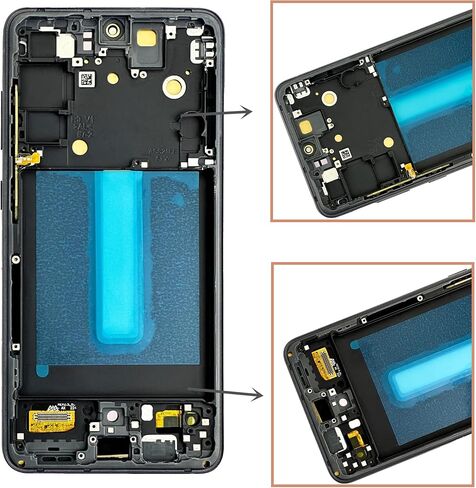 OLED for Samsung Galaxy S21 FE 5G Screen Replacement for Samsung S21 FE Screen Replacement Black with Frame SM-G990U SM-G990B Display Touch Screen Assembly Repair Parts with Fingerprint in Kuwait