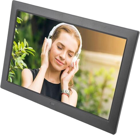 إطار صور رقمي مقاس 10.1 بوصة من Eujgoov، إطار صور بشاشة تعمل باللمس IPS HD مع عرض شرائح يدور تلقائيًا، وفتحة USB وبطاقة الذاكرة، لا حاجة إلى WiFi، لديكور المنزل والهدايا (قابس أمريكي) in Kuwait