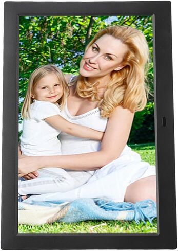إطار صور رقمي مقاس 10.1 بوصة من Eujgoov، إطار صور بشاشة تعمل باللمس IPS HD مع عرض شرائح يدور تلقائيًا، وفتحة USB وبطاقة الذاكرة، لا حاجة إلى WiFi، لديكور المنزل والهدايا (قابس أمريكي) in Kuwait