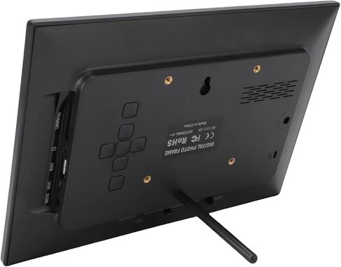 إطار صور رقمي مقاس 10.1 بوصة من Eujgoov، إطار صور بشاشة تعمل باللمس IPS HD مع عرض شرائح يدور تلقائيًا، وفتحة USB وبطاقة الذاكرة، لا حاجة إلى WiFi، لديكور المنزل والهدايا (قابس أمريكي) in Kuwait