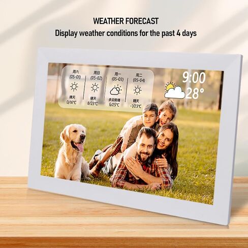 إطار صور رقمي PUSOKEI مقاس 13.3 بوصة، إطار صور ذكي WiFi مع شاشة لمس LCD 1280x800، تدوير تلقائي، 1G DDR3، ذاكرة 32 جيجابايت، مشاركة اللحظات على الفور عبر التطبيق (قابس الولايات المتحدة) in Kuwait