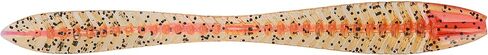 Northland Tackle Eye Candy Riggin Leech العائمة 4.25 بوصة من البلاستيك الناعم لصيد الأسماك رمادية فاتحة اللون، ومعدات الصيد، والأحزمة، 10 ألوان، 5 طعوم في كل عبوة in Kuwait