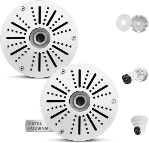 Aluminum Universal Security Camera Junction Box, Metal Mount Bracket for Bullet, Dome, PTZ Cameras, Cable Concealment for Surveillance IP Cameras in Saudi Arabia