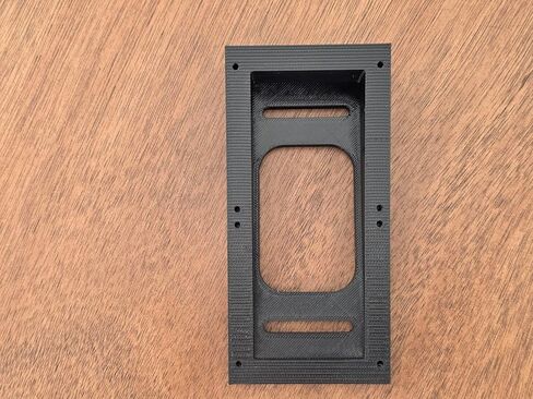 حامل إسفين بزاوية عمودية متوافق مع جرس باب البطارية Ring Plus & Ring Battery Doorbell Pro، دعامة 10 درجات لأعلى/لأسفل، مطبوعة ثلاثية الأبعاد، مقاومة للأشعة فوق البنفسجية. in Kuwait