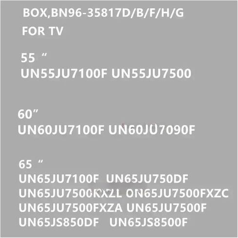 BN96-35817G صندوق صغير متصل واحد مخصص لـ UN85JU7100F UN85JU645DF UN78JU750DFXZA UN75JU7100F UN65JU7100FXZA UN60JU7100FXZA TV in Kuwait