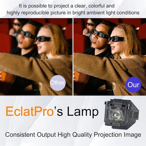 ELP-LP98 Projector Parts Bulb V13H010L98 for Epson-ELPLP98 CO-W01 CO-FH01 CO-FH02 CH-A100 Projector Lamp with Housing in Kuwait