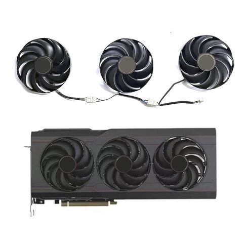 استبدال مروحة وحدة معالجة الرسومات 85 ملم ذات 4 دبابيس لبطاقات الرسومات RX 6800 6800XT - موديل FDC10H12D9-C in Kuwait