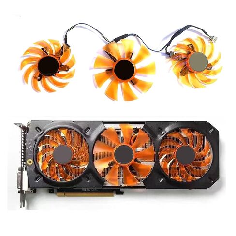 Replacement GPU Fan for GTX Series 75MM GA81S2U & 85MM GA91S2H 4PIN Compatible with GTX770, 780, 780TI, 980 AMP Editor in Kuwait