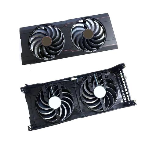 مروحة مزدوجة بديلة مقاس 95 مم ذات 4 دبابيس لبطاقة الرسومات RX6700XT Pulse - حل تبريد الهواء عالي الأداء in Kuwait