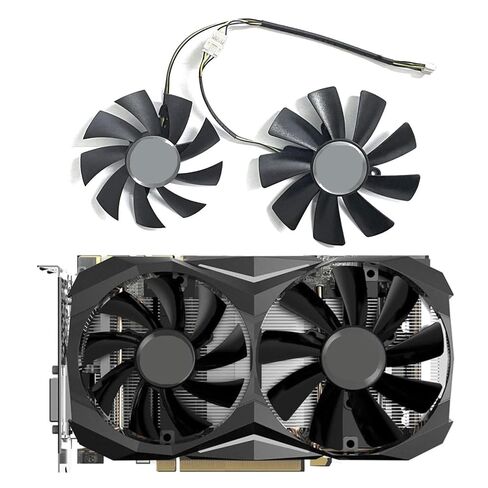 استبدال مروحة تبريد وحدة معالجة الرسومات 87 مم و100 مم لبطاقات الفيديو GTX 1080Ti Mini و1070Ti Mini و1060 in Kuwait