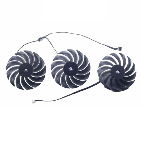 PVA080E12R DC12V 0.5A 4-Pin Graphics Card Cooling Fan for RTX 3090 3080 3070 Vulcan OC - 3 in 1 Unit in Kuwait
