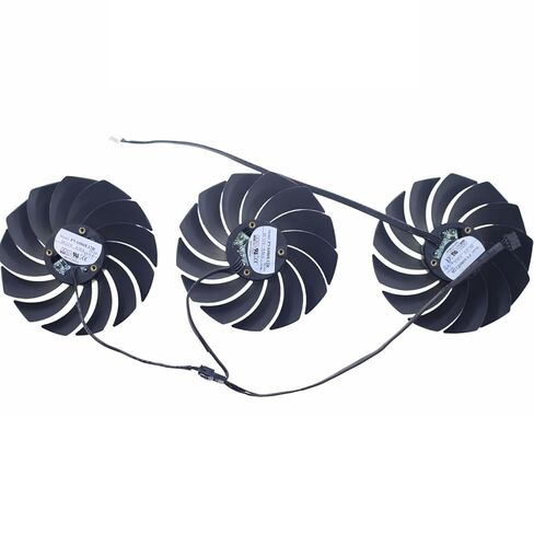 PVA080E12R DC12V 0.5A 4-Pin Graphics Card Cooling Fan for RTX 3090 3080 3070 Vulcan OC - 3 in 1 Unit in Kuwait