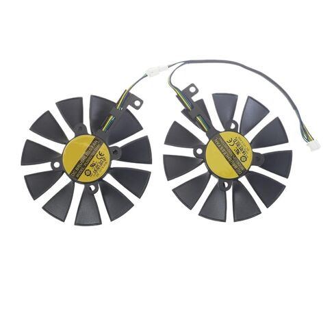 87MM Graphics Card Cooler Fan for GTX1060 1070 Ti RX 470 570 580 - PLD09210S12HH 4-Pin Cooling in Kuwait