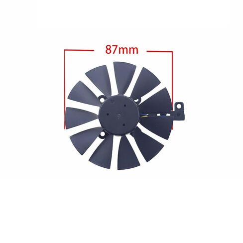 87MM Graphics Card Cooler Fan for GTX1060 1070 Ti RX 470 570 580 - PLD09210S12HH 4-Pin Cooling in Kuwait