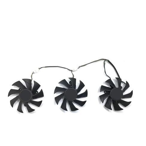 3Pcs 85Mm 4pin Cooling Replacement Fan for GTX1070 RTX 2070 Graphics Card - Silent Operation and High Efficiency in Kuwait