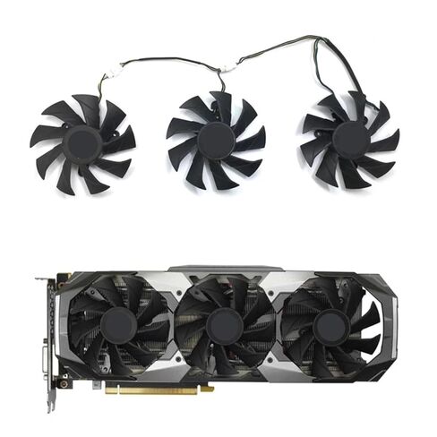 3Pcs 85Mm 4pin Cooling Replacement Fan for GTX1070 RTX 2070 Graphics Card - Silent Operation and High Efficiency in Kuwait