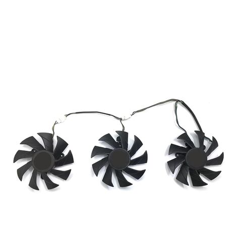 3Pcs 85Mm 4pin Cooling Replacement Fan for GTX1070 RTX 2070 Graphics Card - Silent Operation and High Efficiency in Kuwait
