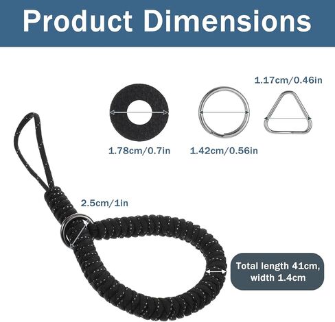 Camera Wrist Strap Adjustable Camera Hand Strap Universal Braided Cameras Rope Straps for DSLR or Mirrorless Cameras Rope Black in Kuwait