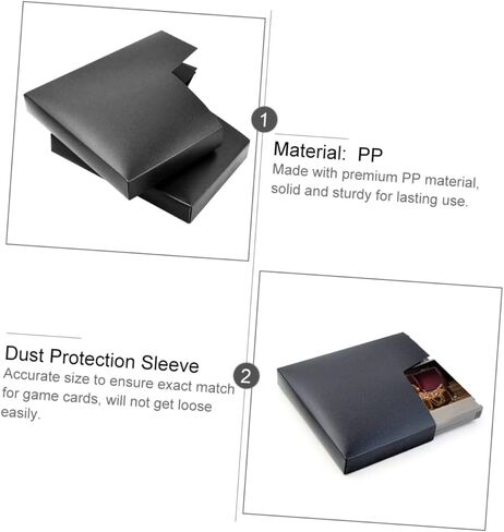 Housoutil 10pcs Game Card Dust Sleeve Storage Holder for Games Compact Lightweight Design in Kuwait