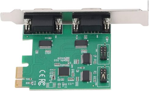 PCIE 1X to 4 Port RS232 Serial Adapter Card, ASIX AX99100 Chip, Compatible for WINXP, WIN7, WIN8, WIN10, WIN11, in Kuwait