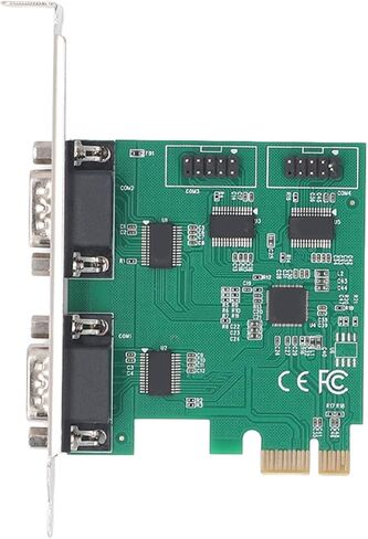 PCIE 1X to 4 Port RS232 Serial Adapter Card, ASIX AX99100 Chip, Compatible for WINXP, WIN7, WIN8, WIN10, WIN11, in Kuwait