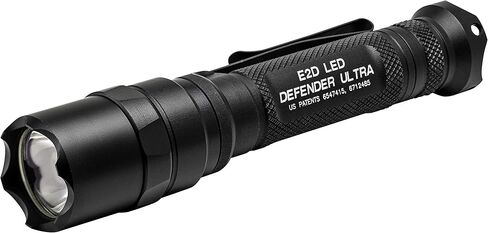 SureFire E2D Defender Ultra Dual-Output LED Flashlight with Tailcap Click Switch, Black, Black in Kuwait
