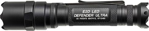 SureFire E2D Defender Ultra Dual-Output LED Flashlight with Tailcap Click Switch, Black, Black in Kuwait