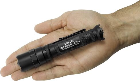 SureFire E2D Defender Ultra Dual-Output LED Flashlight with Tailcap Click Switch, Black, Black in Kuwait