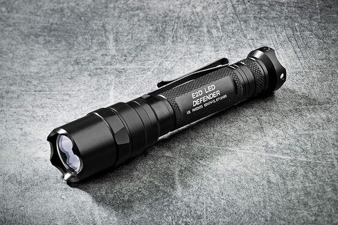 SureFire E2D Defender Ultra Dual-Output LED Flashlight with Tailcap Click Switch, Black, Black in Kuwait