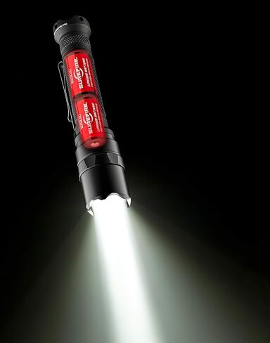 SureFire E2D Defender Ultra Dual-Output LED Flashlight with Tailcap Click Switch, Black, Black in Kuwait