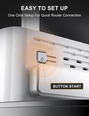 معزز إشارة موسع WiFi بسرعة 1200 ميجابت في الثانية للمنزل: نطاق مكرر الإنترنت ثنائي النطاق 2.4 جيجا هرتز و5 جيجا هرتز يغطي ما يصل إلى 9800 قدم مربع و256 جهازًا in Kuwait