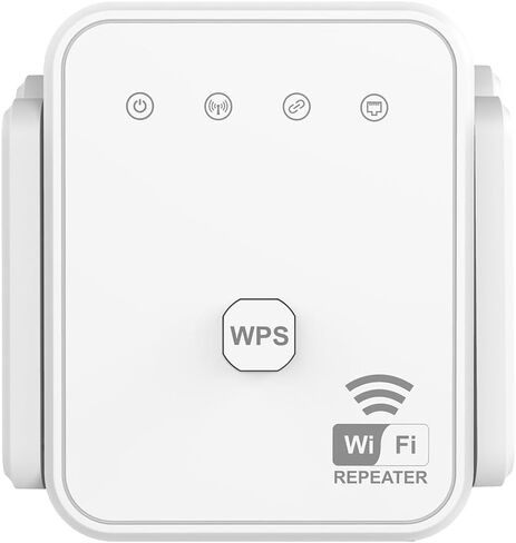 WiFi Extender WiFi Repeater 300Mbps WiFi Amplifier 2.4GHz WiFi Signal Enhancer with Repeater/AP Mode Ethernet Port White in Kuwait