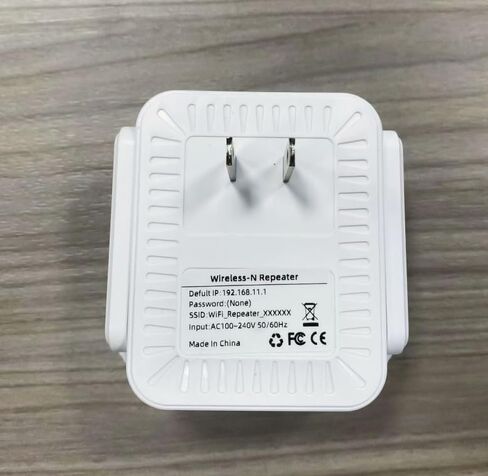 WiFi Extender WiFi Repeater 300Mbps WiFi Amplifier 2.4GHz WiFi Signal Enhancer with Repeater/AP Mode Ethernet Port White in Kuwait