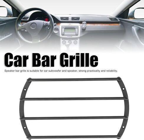 Car Speaker Grille, 4 Bar Iron Welded Rustproof Loudspeaker Guard, Universal Subwoofer Grill for Subwoofer (14.4inch) in Kuwait
