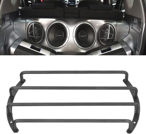 Car Speaker Grille, 4 Bar Iron Welded Rustproof Loudspeaker Guard, Universal Subwoofer Grill for Subwoofer (14.4inch) in Kuwait