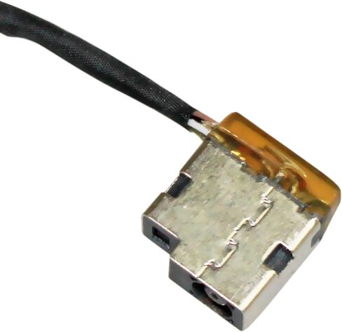 GinTai DC Power Jack with Cable Socket Plug Port Replacement for HP 17-G128DS 17-G129CY 17-G129DS 17-G179NB 17-G004UR 17-G012UR 17-G015DX 17-G020NR 17-G148DS 17-G148DX 17-G149CY 17-G149DS 17-G150CY in Kuwait