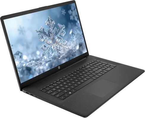 كمبيوتر محمول HP للأعمال مقاس 17.3 بوصة، Intel 10-Core i5، ذاكرة وصول عشوائي 4 جيجابايت وذاكرة وصول عشوائي سعتها 256 جيجابايت SSD، نظام التشغيل Windows 11 مع AI Copilot Ready، لوحة مفاتيح رقمية، مصراع خصوصية الكاميرا، موزع PLUSERA 8 في 1 متضمن، أسود داكن in Kuwait