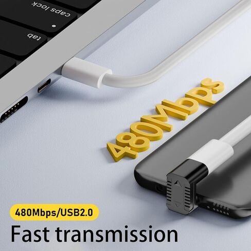 USB to USB C Adapter 90 Degree USB to Type C Data Transfer Convert Connector for Smartphone Car Navigation(B) in Kuwait
