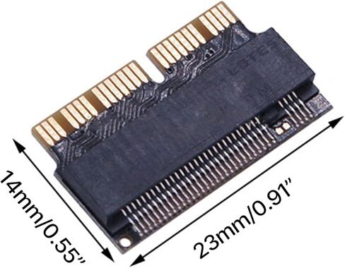 بطاقة محول M.2 NVME إلى SSD PCIE M.2 NVME SSD بطاقة محول لأجهزة الكمبيوتر المحمولة 2013 2014 2015 A1502 A1465 A1466 A1398 in Kuwait